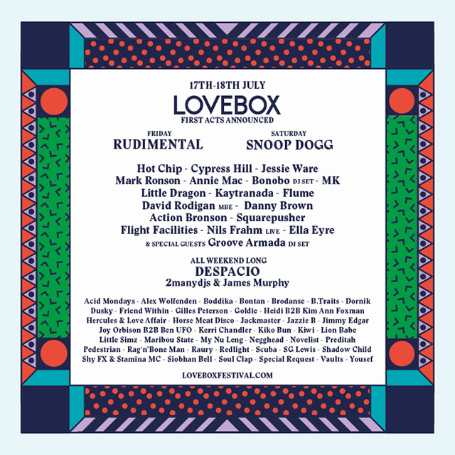 Lovebox 2015 line-up poster